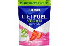 USN Protéines Diet Fuel Vegan - Fraise - 800 g