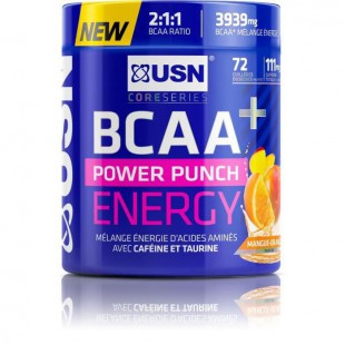 USN Boisson BCAA Power Punch Energy - Orange Mangue - 400 g