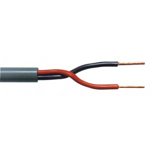 Audio cable 2 x 1.50 mm² en bobine 100 m gris