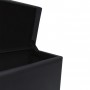 Banc coffre - Bout de lit Simili noir Classique - L 140 cm
