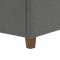 Banc coffre - Bout de lit Velours gris clair Classique - L 160 cm