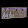 FEERIC LIGHTS & CHRISTMAS Décoration a poser intérieur Cadre de Noël en famille - 80 x 32 cm