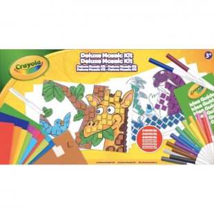 Crayola - Coffret de Mosaique - Activités pour les enfants - Kit Crayola