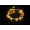 2 x Guirlande lumineuse en fil argenté à 20 LED, avec minuterie