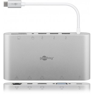 USB-C™ adaptateur multiport en aluminium