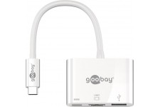 Adaptateur USB-C™ multiport HDMI, alimentation électrique, blanc