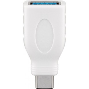 USB-C ™ / USB A OTG adaptateur SuperSpeed ​​pour connecter des câbles de charge 3,0 blanc