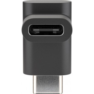 Adaptateur USB-C™ vers USB-C™ 90°, noir