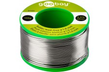 Étain à souder sans plomb ø 1,0 mm, bobine 100 g