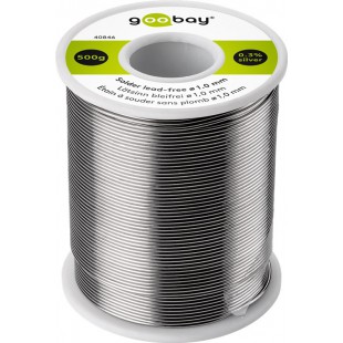 Étain à souder sans plomb ø 1,0 mm, bobine 500 g