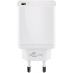 Chargeur rapide USB QC3.0 (18W) blanc