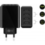 Chargeur USB 4 voies (30W) noir