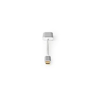 Adaptateur USB | USB 3.2 Gen 1 | USB Type-C™ Mâle | DisplayPort femelle | 5 Gbps | 0.20 m | Rond | Plaqué or | Nylon / Tressé | 