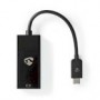 Adaptateur USB | USB 3.2 Gen 1 | USB Type-C™ Mâle | Mini DisplayPort | 0.20 m | Rond | Plaqué nickel | PVC | Noir | Sac en plast