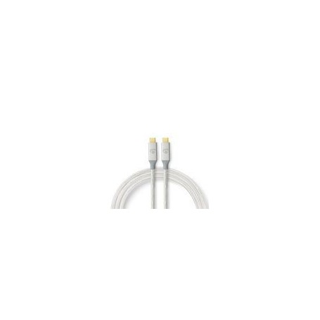 Câble USB | USB 3.2 Gen 2x2 | USB Type-C™ Mâle | USB Type-C™ Mâle | 20 Gbps | 100 W | Plaqué or | 2.00 m | Rond | Nylon / Tressé