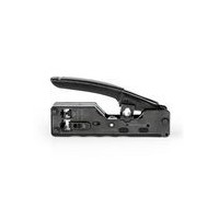 Pince à Sertir | CAT5 / CAT5e / CAT6 / CAT6a / CAT7 / RJ11 / RJ12 / RJ45 | Coupe / Décapage / Pince | ABS / Acier | Noir