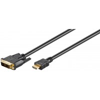 Câble DVI-D/HDMI™, Doré 5 m