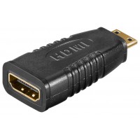 Adaptateur HDMI™, Doré 1 dans l’emballage blister