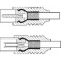 Câble de connexion antennes (80 dB), ferrite, double blindage 5 m