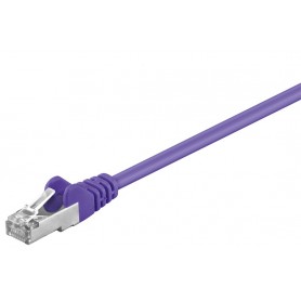 CAT 5e câble de liaison, SF/UTP, Violet 2 m