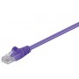 CAT 5e câble de liaison, U/UTP, Violet 2 m
