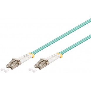 Câble à fibres optiques, Multimode (OM3) Aqua 7.5 m