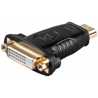 Adaptateur HDMI™/DVI-D, Doré Connecteur standard HDMI™ (type A)