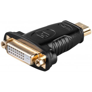 Adaptateur HDMI™/DVI-D, Doré Connecteur standard HDMI™ (type A)