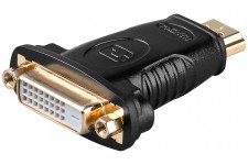 Adaptateur HDMI™/DVI-D, Doré Connecteur standard HDMI™ (type A)