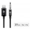 Câble de connexion audio Apple Lightning (3,5 mm) 1 m noir 1 m