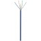 CAT 6a câble réseau, U/UTP, Bleu 50 m
