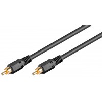 Câble de connexion audio numérique coaxial  Cinch S/PDIF  blindage double 2 m