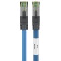 Câble patch RJ45 (CAT 6A, 500 MHz) avec câble brut CAT 8.1 S/FTP, 10 m