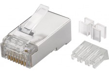 Lot de 10 - Connecteur RJ45 CAT 6A STP blindé 