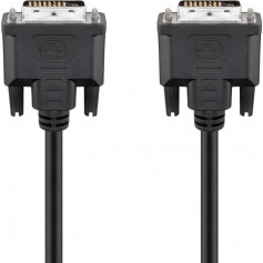 Câble DVI-D Full HD Dual Link, Nickel 5 m