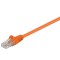 CAT 5e câble de liaison, U/UTP, Orange 2 m