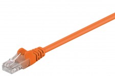 CAT 5e câble de liaison, U/UTP, Orange 2 m