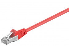 CAT 5e câble de liaison, F/UTP, Rouge 7.5 m