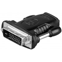 Adaptateur HDMI™/DVI-D, nickelé 1 dans le sac en plastique