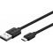 Micro USB véhicule chargeur ensemble (12W/2.4A) 