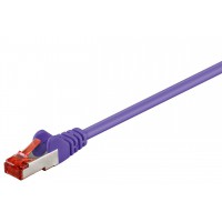 CAT 6 câble de liaison, S/FTP (PiMF), Violet 10 m