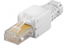Connecteur réseau sans outils CAT 5e UTP RJ45 non blindé 
