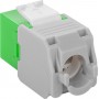 CAT 6A Keystone RJ45 jack, UTP, 500 MHz Vert