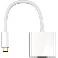Adaptateur USB-C™ VGA, blanc blanc