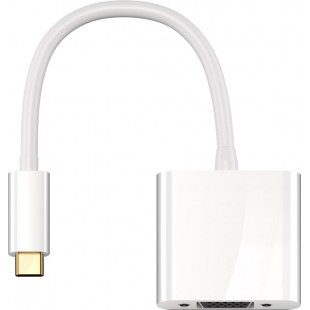 Adaptateur USB-C™ VGA, blanc blanc