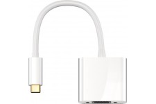Adaptateur USB-C™ VGA, blanc blanc