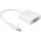 Adaptateur USB-C™ VGA, blanc blanc