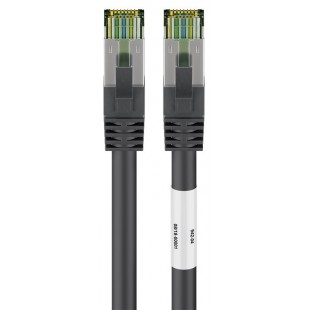 Câble patch RJ45 (CAT 6A, 500 MHz) avec câble brut CAT 8.1 S/FTP, 7.5 m