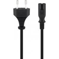 Cordon d’alimentation UE  1,8 m, Noir 1.8 m