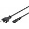 Cordon d’alimentation UE  1,8 m, Noir 1.8 m